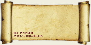 Anja Hrnjaković vizit kartica